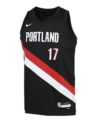 Детские джерси Shaedon Sharpe Portland Trail Blazers Icon Edition Big Kids' Nike NBA Jersey