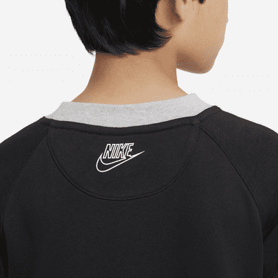 Nike Sportswear Big Kids' (Boys') Fleece Sweatshirt