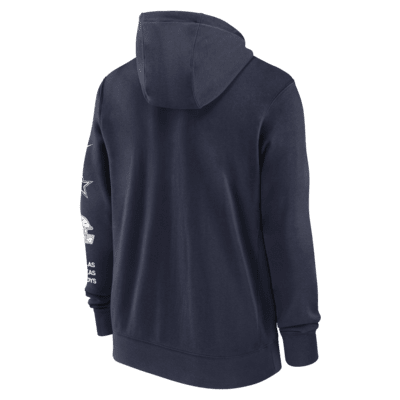 Dallas Cowboys Multi Logo Men's Nike NFL Full-Zip Hoodie