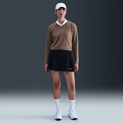 Nike Women's V-Neck Long-Sleeve Golf Top