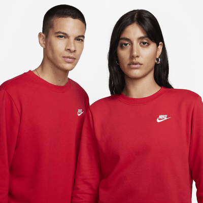 Sudadera con cuello redondo para mujer Nike Sportswear Club Fleece