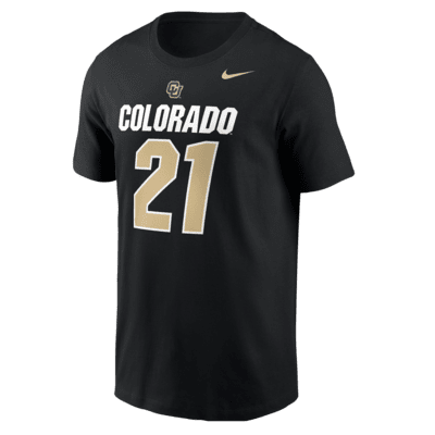 Shilo Sanders Colorado Men's Nike College Football T-Shirt