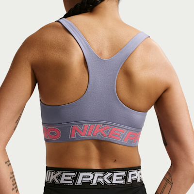 Nike Pro Hafif Destekli Pedsiz Kadın Spor Sütyeni görsel 2