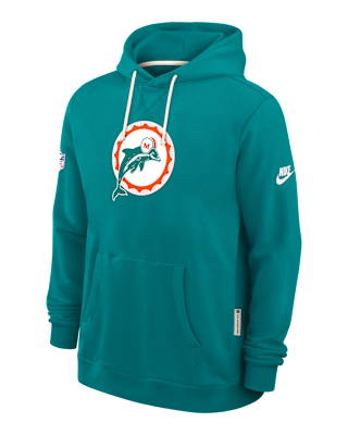 Мужское худи Miami Dolphins Alt Offensive Set Play Sideline Nike Dri-FIT NFL Pullover Hoodie