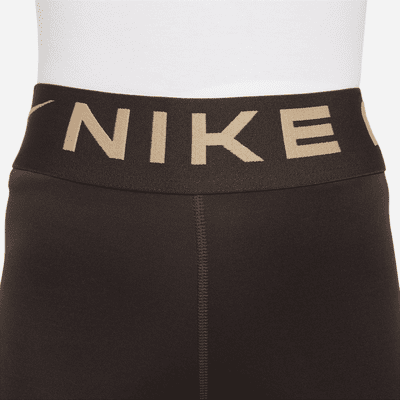 Leggings acampanados de cintura alta para niñas talla grande Nike Air Essential