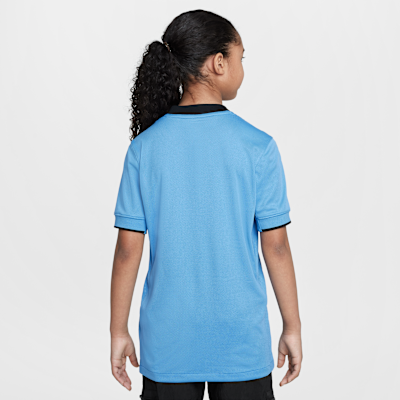 Hollanda 2025 Stadyum Deplasman (Kadın Takımı) Nike Dri-FIT Genç Çocuk Futbol Taraftar Forması