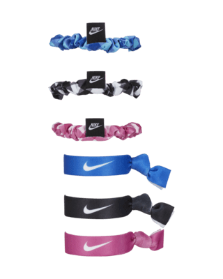 Женские  Nike Velvet and Elastic Hairbands (6 Pack)