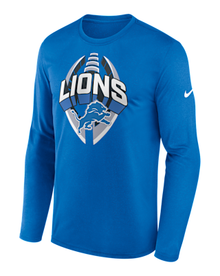 Мужская футболка Detroit Lions Legend Icon Nike Dri-FIT NFL Long-Sleeve