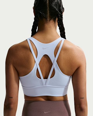 Женские  Nike Zenvy Light-Support Padded Longline Sports Bra