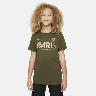 Fotbolls-t-shirt Paris Saint-Germain Mercurial för ungdom