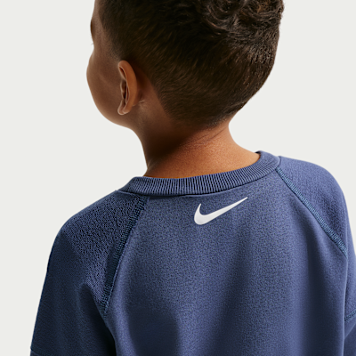 Nike E1D1 Toddler French Terry 2-Piece Graphic Crew Set