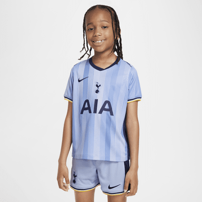 Tottenham Hotspur 2024/25 Stadium Away dreiteiliges Nike Replika-Fußballtrikot-Set (jüngere Kinder)