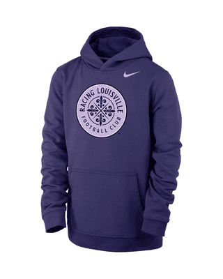 Подростковое худи Racing Louisville Club Fleece Big Kids' (Boys') Nike Soccer Hoodie