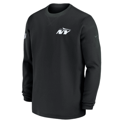 New York Jets Sideline Coach Men’s Nike NFL Long-Sleeve Top