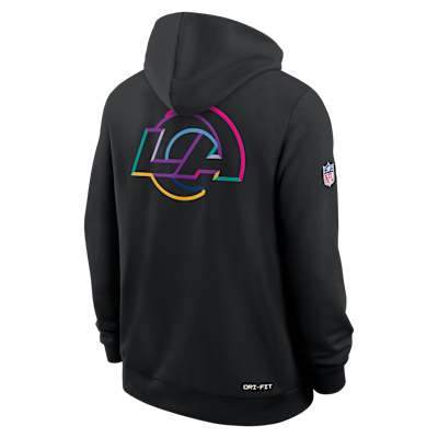 Los Angeles Rams Crucial Catch Sideline Men's Nike Dri-FIT NFL Pullover Hoodie