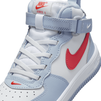 Nike Force 1 Mid EasyOn-sko til mindre børn