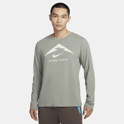 ナイキ Dri-FIT メンズ ロングスリーブ トレイル ランニング Tシャツ