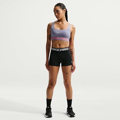 Nike Pro Hafif Destekli Pedsiz Kadın Spor Sütyeni görsel 4