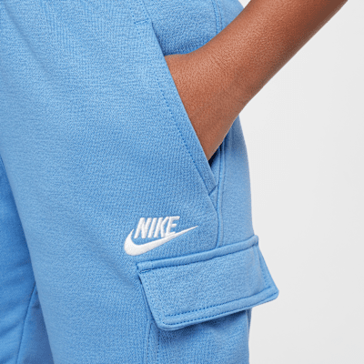 Nike Sportswear Club Big Kids' French Terry Cargo Shorts