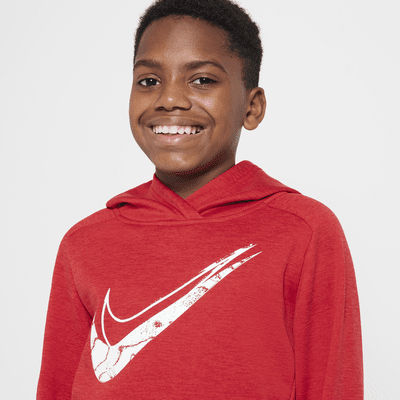Nike Multi Stain Repel Big Kids' Therma-FIT Hoodie