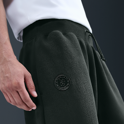 Chelsea FC Phoenix Fleece Nike Yüksek Belli Oversize Kesimli Kadın Futbol Eşofman Altı