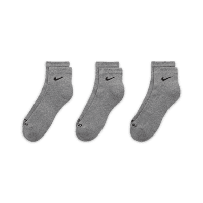 Calcetines de entrenamiento al tobillo (3 pares) Nike Everyday Plus Cushioned