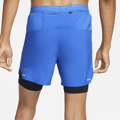 Short de running hybride Dri-FIT Nike Stride 13 cm pour homme