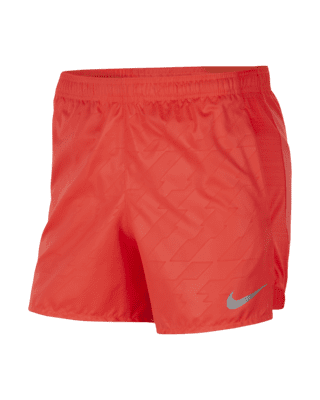 mens red nike running shorts