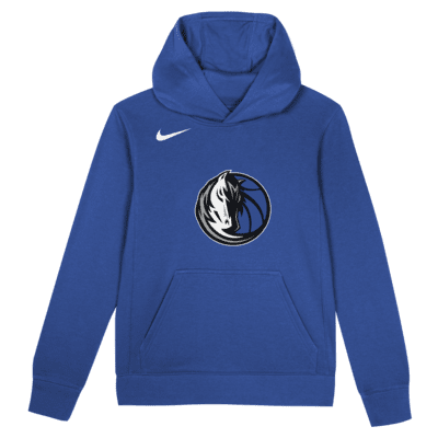 Sudadera con gorro sin cierre Nike de la NBA para niños talla grande Dallas Mavericks Club