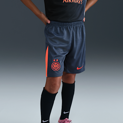 Inter Mailand 2025/26 Stadium Third Nike Dri-FIT Total 90 Replika-Fußballshorts (ältere Kinder)
