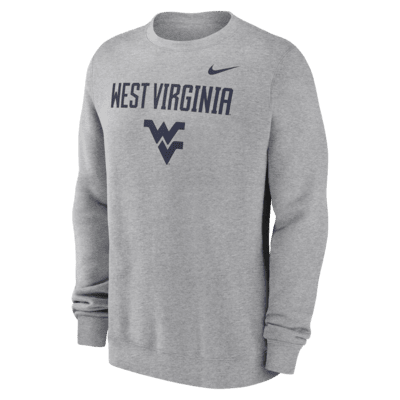 West Virginia Mountaineers Primetime Primary Stack Men's Nike College Pullover Crew