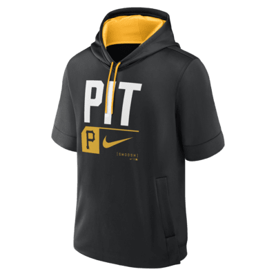 Pittsburgh Pirates Tri Code Lockup Men's Nike MLB Short-Sleeve Pullover Hoodie