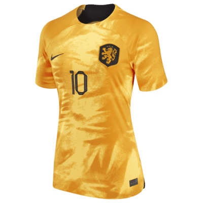 Memphis Depay Netherlands National Team Nike 2022/23 Home Breathe Stadium  Replica Player Long Sleeve Jersey - Orange