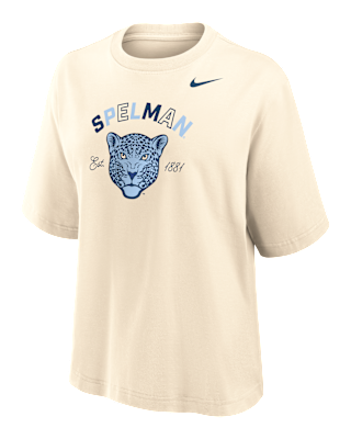 Женская футболка Nike College (Spelman College) Boxy Cotton