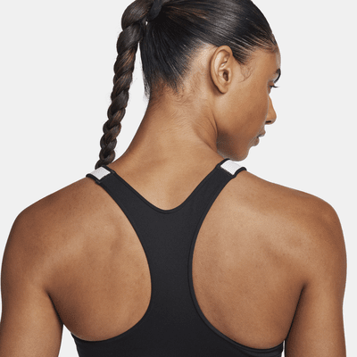 Nike High Neck Women's Medium-Support Lightly Lined Color-Block Sports Bra