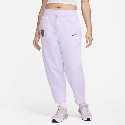 Anglaterra Phoenix Fleece Pantalons de futbol corbats de cintura alta Nike - Dona