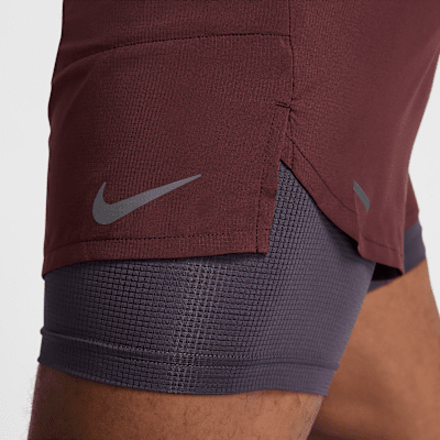 Shorts de running 2 en 1 Dri-FIT de 18 cm para hombre Nike Stride