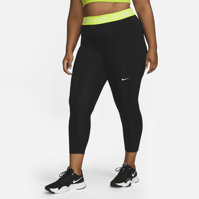 Gobernador extraer Álgebra Nike Pro Women's Mid-Rise Crop Leggings (Plus Size). Nike.com