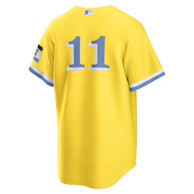 Camiseta de béisbol Replica para hombre MLB Boston Red Sox City Connect (Rafael Devers)