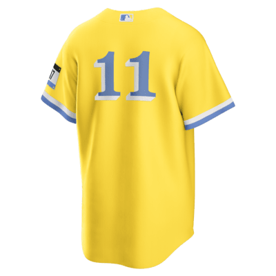 MLB Milwaukee Brewers City Connect Men's Replica Baseball Jersey.
