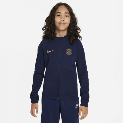 Chamarra de fútbol Nike de tejido Knit con gráfico para niños talla ...