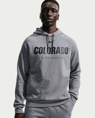 Мужское худи Colorado Buffaloes Nike NCAA Basketball Coaches' Pullover Hoodie для баскетбола