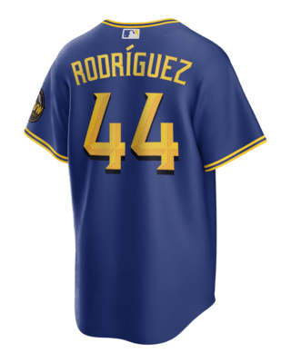 Julio Rodriguez #44 Seattle Mariners City Connect Royal Cool Base Jersey