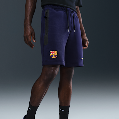 FC Barcelona Tech Men's Nike Soccer Fleece Shorts