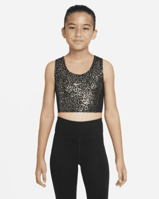 Подростковые  Nike Dri-FIT One Big Kids' (Girls') Crop Tank