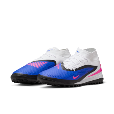 Tacos de fútbol para pasto sintético (turf) Nike Phantom 6 High Academy
