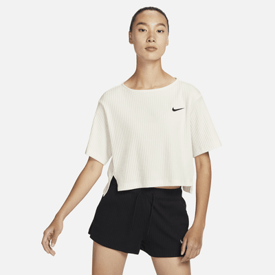 Nike Sportswear Women's Ribbed Jersey Short-Sleeve Top