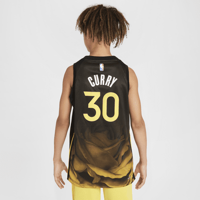 Maillot Nike Dri-FIT NBA Swingman Stephen Curry Golden State Warriors City Edition pour enfant plus âgé