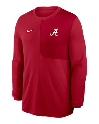 Мужские  Alabama Sideline Coach Nike Dri-FIT College Long-Sleeve Top