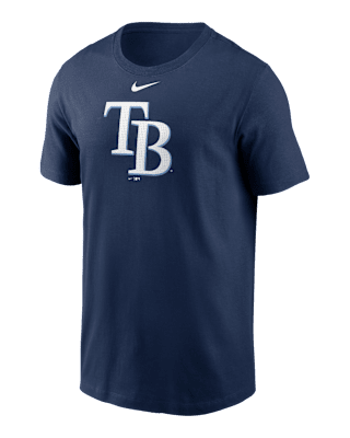 Мужская футболка Tampa Bay Rays Fuse Large Logo Nike MLB